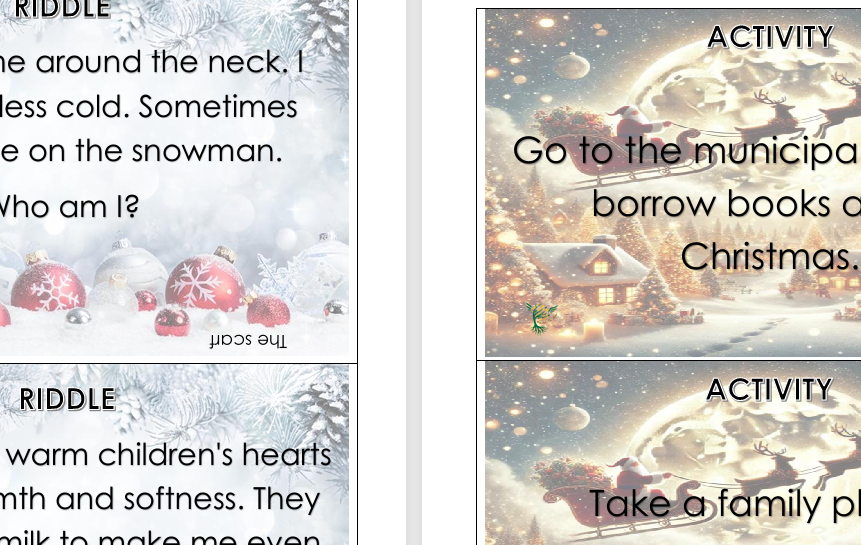 CHRISTMAS - Personalized Advent Calendar